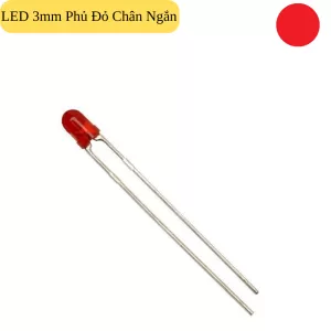 LED 3mm Phủ Màu Đỏ